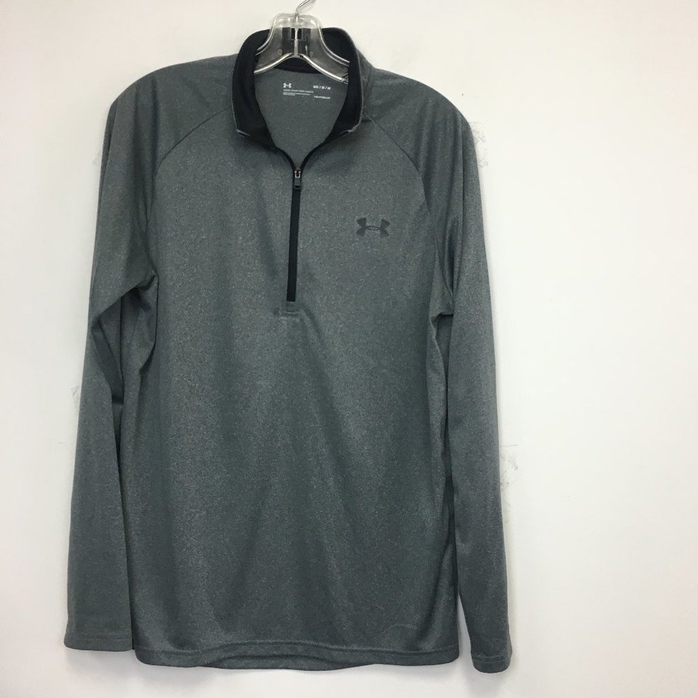 Under Armour Gray HeatGear 1/4 Zip Loose Pullover